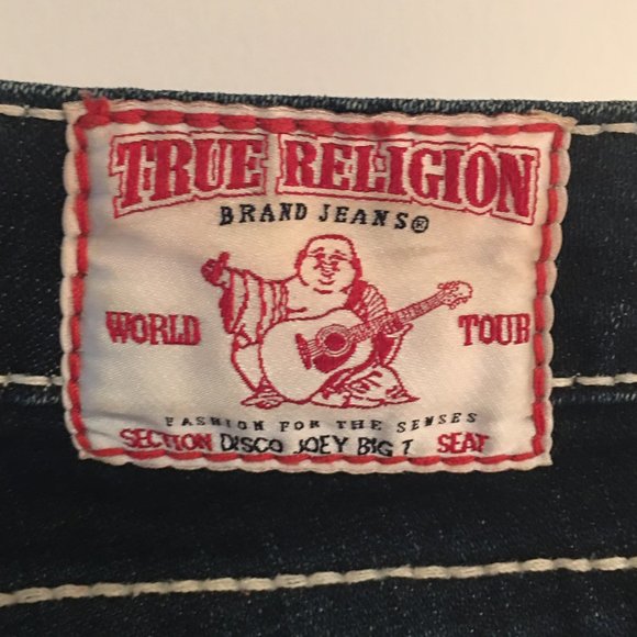 True Religion Disco Joey Big T jeans, size 28 - Picture 7 of 8